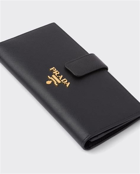 prada wallet 1m0506_qwa_f0002|Black Large Saffiano Leather Wallet .